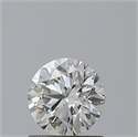 Natural Diamond 0.73 Carats, Round with Excellent Cut, J Color, VVS2 Clarity and Certified by GIA