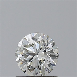 Picture of Natural Diamond 0.73 Carats, Round with Excellent Cut, J Color, VVS2 Clarity and Certified by GIA