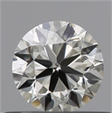 Natural Diamond 0.40 Carats, Round with Very Good Cut, L Color, VVS2 Clarity and Certified by GIA