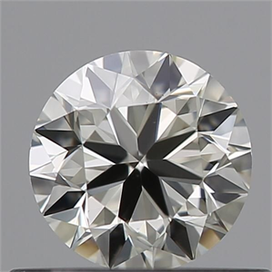 Picture of Natural Diamond 0.40 Carats, Round with Very Good Cut, L Color, VVS2 Clarity and Certified by GIA