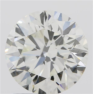 Picture of Natural Diamond 1.00 Carats, Round with Excellent Cut, H Color, VS2 Clarity and Certified by IGI