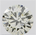 Natural Diamond 0.40 Carats, Round with Excellent Cut, L Color, VS2 Clarity and Certified by IGI