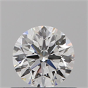 Diamante Natural 0.49 quilates, Redondo , Color E, claridad SI2 y certificado GIA