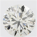 Natural Diamond 0.50 Carats, Round with Very Good Cut, L Color, SI1 Clarity and Certified by IGI