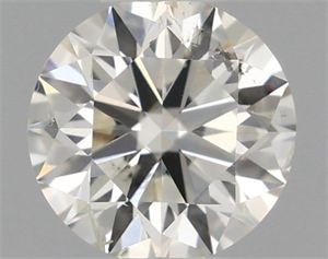 Picture of Natural Diamond 0.50 Carats, Round with Excellent Cut, I Color, SI2 Clarity and Certified by IGI