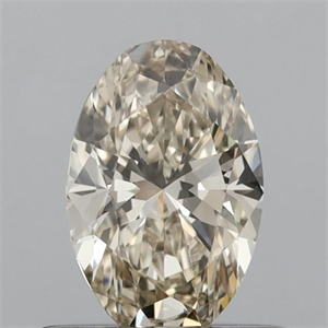 Foto Diamante Natural 0.52 quilates, Ovalado , Color N, claridad VS1 y certificado IGI de