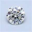 Diamante Natural 0.93 quilates, Redondo , Color J, claridad VVS2 y certificado GIA