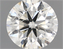 Natural Diamond 0.50 Carats, Round with Excellent Cut, I Color, SI2 Clarity and Certified by IGI