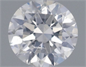 Natural Diamond 0.40 Carats, Round with Very Good Cut, F Color, I1 Clarity and Certified by GIA