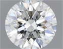 Natural Diamond 0.54 Carats, Round with Excellent Cut, I Color, SI2 Clarity and Certified by IGI
