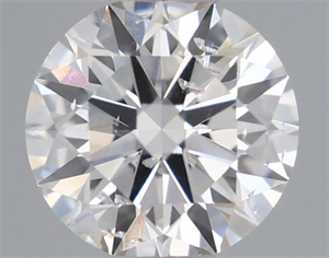 Picture of Natural Diamond 0.50 Carats, Round with Excellent Cut, I Color, SI2 Clarity and Certified by IGI