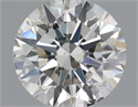 Natural Diamond 0.52 Carats, Round with Excellent Cut, I Color, SI2 Clarity and Certified by IGI