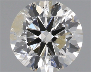 Picture of Natural Diamond 0.50 Carats, Round with Excellent Cut, I Color, I1 Clarity and Certified by IGI