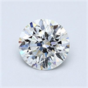 Diamante Natural 0.80 quilates, Redondo , Color H, claridad VS1 y certificado GIA