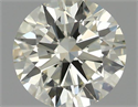 Natural Diamond 0.40 Carats, Round with Excellent Cut, N Color, VVS2 Clarity and Certified by GIA