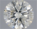 Natural Diamond 0.51 Carats, Round with Excellent Cut, J Color, I1 Clarity and Certified by IGI