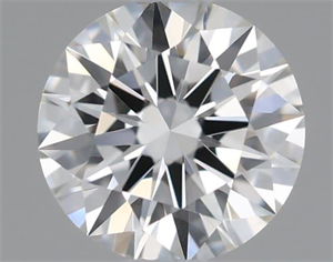 Picture of Natural Diamond 0.41 Carats, Round with Excellent Cut, I Color, VVS1 Clarity and Certified by GIA