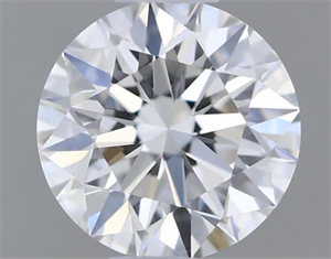 Picture of Natural Diamond 0.40 Carats, Round with Excellent Cut, H Color, VVS2 Clarity and Certified by GIA
