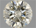 Natural Diamond 0.50 Carats, Round with Excellent Cut, K Color, SI2 Clarity and Certified by IGI