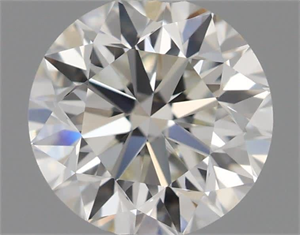 Picture of Natural Diamond 0.70 Carats, Round with Very Good Cut, J Color, VVS1 Clarity and Certified by GIA