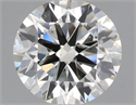 Natural Diamond 0.82 Carats, Round with Excellent Cut, J Color, SI2 Clarity and Certified by IGI