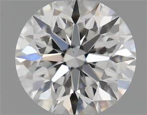 Foto Diamante Natural 0.45 quilates, Redondo , Color F, claridad VS2 y certificado GIA de