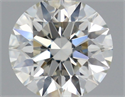 Diamante Natural 0.61 quilates, Redondo , Color J, claridad VS2 y certificado GIA