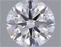 Natural Diamond 0.45 Carats, Round with Excellent Cut, F Color, VVS1 Clarity and Certified by GIA