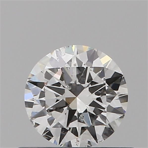 Picture of Natural Diamond 0.40 Carats, Round with Very Good Cut, F Color, I1 Clarity and Certified by GIA