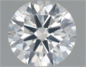 Natural Diamond 0.61 Carats, Round with Excellent Cut, G Color, SI2 Clarity and Certified by IGI