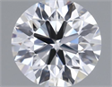 Diamante Natural 0.46 quilates, Redondo , Color H, claridad VVS1 y certificado GIA