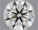 Natural Diamond 0.52 Carats, Round with Very Good Cut, I Color, VVS1 Clarity and Certified by IGI