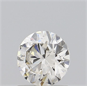 Natural Diamond 0.80 Carats, Round with Excellent Cut, K Color, VVS2 Clarity and Certified by GIA