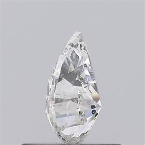 Picture of Natural Diamond 0.50 Carats, Pear with  Cut, H Color, I1 Clarity and Certified by IGI