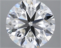 Diamante Natural 2.01 quilates, Redondo , Color G, claridad VVS1 y certificado GIA