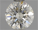 Natural Diamond 0.70 Carats, Round with Excellent Cut, I Color, VVS1 Clarity and Certified by IGI