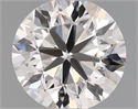 Natural Diamond 0.50 Carats, Round with Very Good Cut, H Color, VVS1 Clarity and Certified by GIA