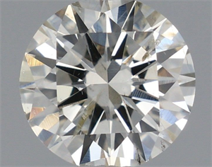 Picture of Natural Diamond 0.63 Carats, Round with Excellent Cut, I Color, SI2 Clarity and Certified by IGI