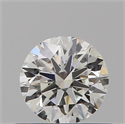 Natural Diamond 0.45 Carats, Round with Excellent Cut, I Color, VVS1 Clarity and Certified by GIA