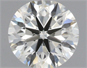 Diamante Natural 0.72 quilates, Redondo , Color J, claridad VVS2 y certificado IGI