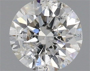 Picture of Natural Diamond 0.72 Carats, Round with Very Good Cut, I Color, I1 Clarity and Certified by IGI