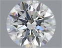 Diamante Natural 0.40 quilates, Redondo , Color J, claridad VVS1 y certificado GIA