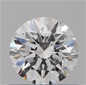 Natural Diamond 0.50 Carats, Round with Very Good Cut, D Color, SI1 Clarity and Certified by GIA