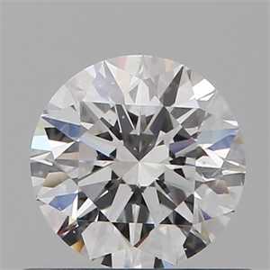 Picture of Natural Diamond 0.50 Carats, Round with Very Good Cut, D Color, SI1 Clarity and Certified by GIA