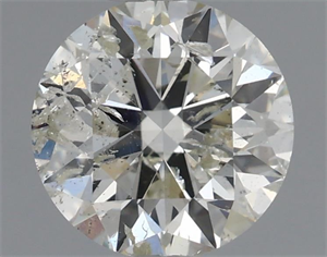 Picture of Natural Diamond 0.70 Carats, Round with Excellent Cut, J Color, I1 Clarity and Certified by IGI
