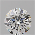 Natural Diamond 0.55 Carats, Round with Excellent Cut, H Color, VS1 Clarity and Certified by GIA