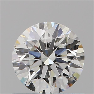Picture of Natural Diamond 0.55 Carats, Round with Excellent Cut, H Color, VS1 Clarity and Certified by GIA