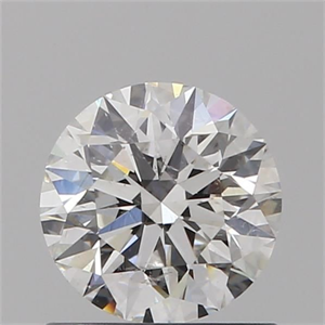 Picture of Natural Diamond 0.70 Carats, Round with Excellent Cut, E Color, SI2 Clarity and Certified by GIA