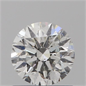 Natural Diamond 0.70 Carats, Round with Excellent Cut, G Color, I1 Clarity and Certified by GIA