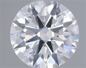 Picture of Natural Diamond 0.40 Carats, Round with Excellent Cut, E Color, SI1 Clarity and Certified by IGI